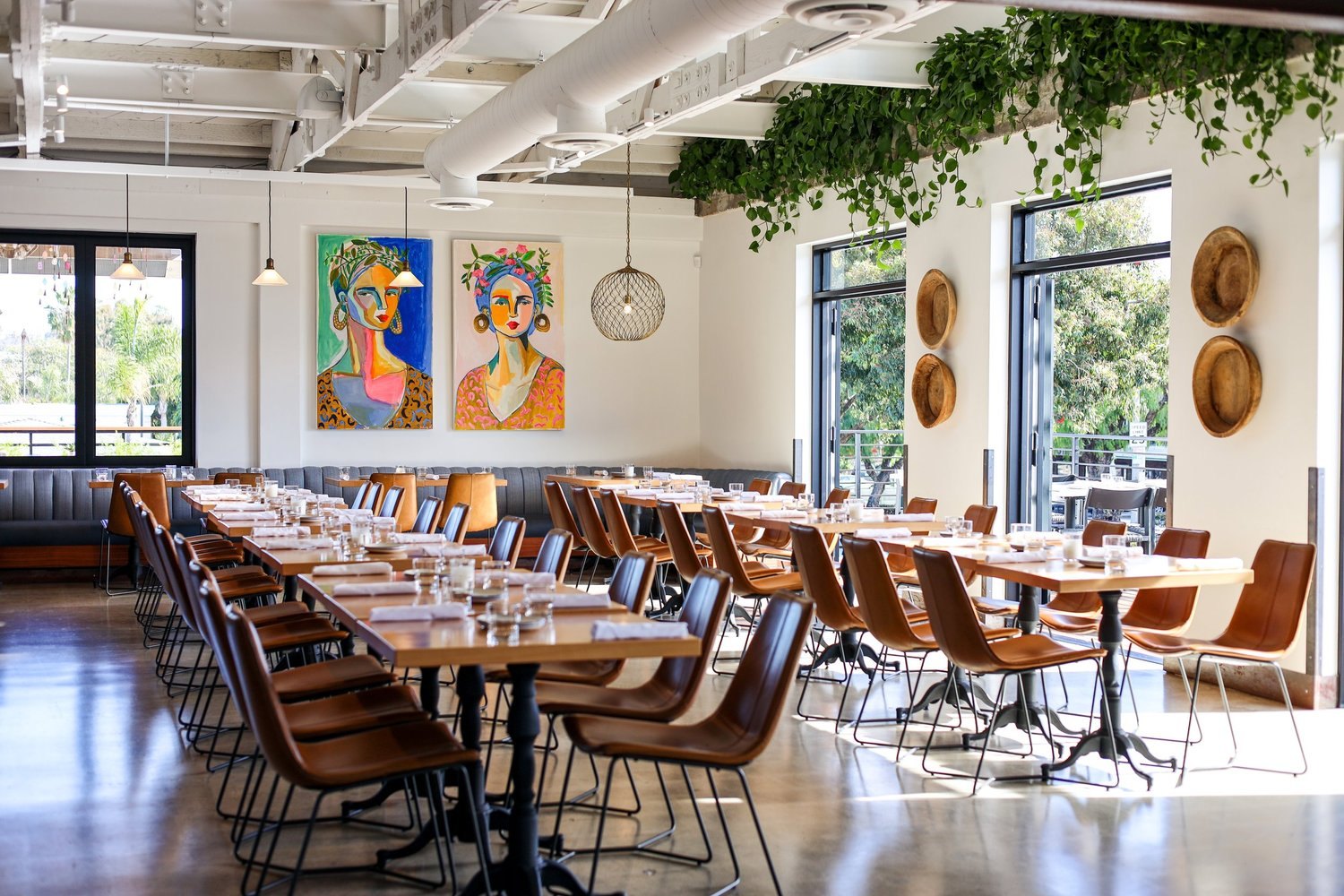 The dining parlor at Fresco Cocina
